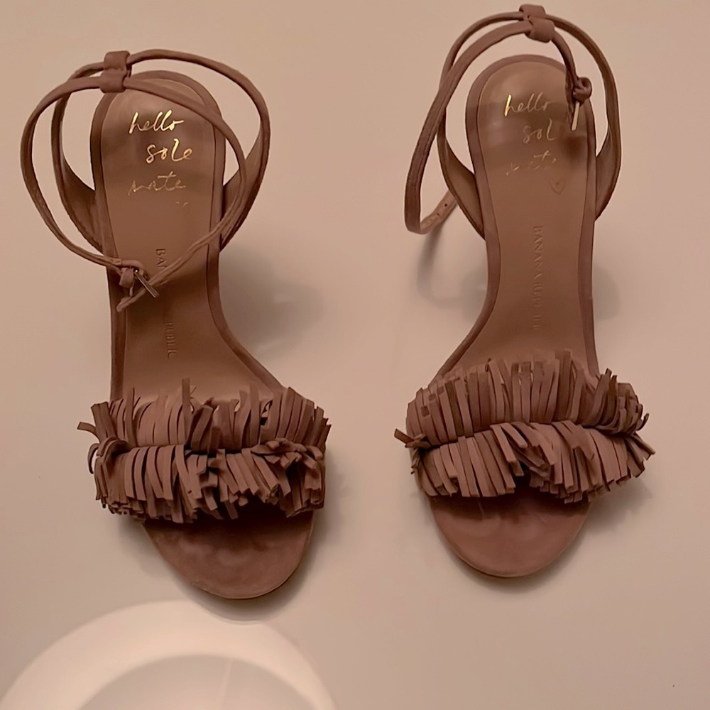 Fringe Suede Banana Republic
